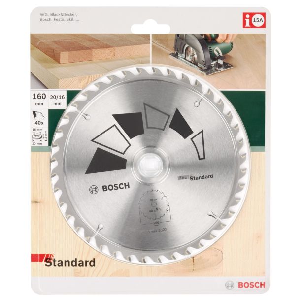 LIST ŽAGE ZA LES WIDIA BOSCH 160X20X2.2 ZOB 40