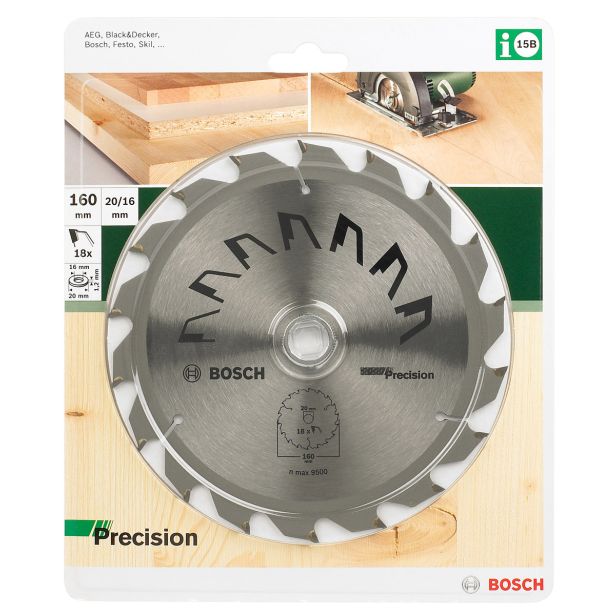 LIST ŽAGE ZA LES WIDIA BOSCH 160X20X2.5 ZOB 18