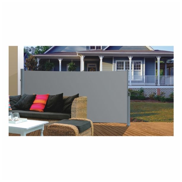 MARKIZA HOOEASY 160X300 CM STRANSKA SIVA TRANSPARENT