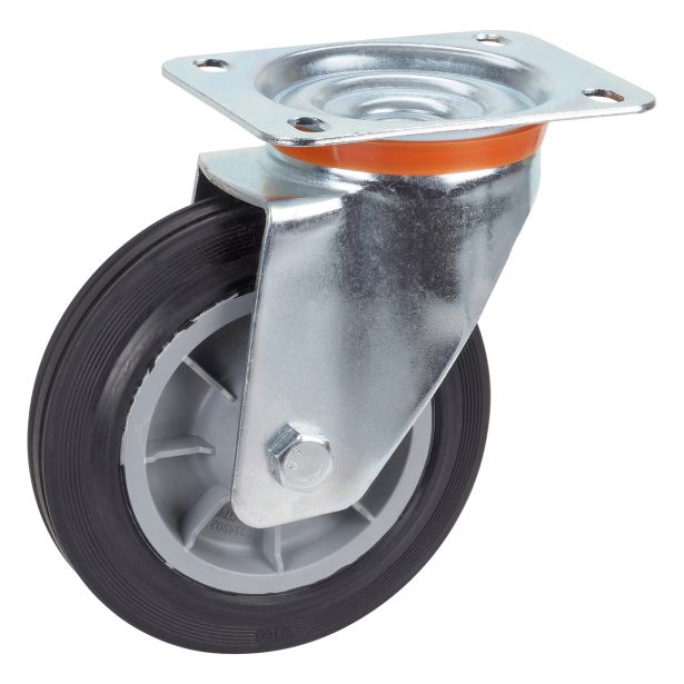 KOLO Z GIBLJIVO VILICO DÖRNER + HELMER 160X40MM PLOŠČA 140X110MM NOSILNOST 150KG