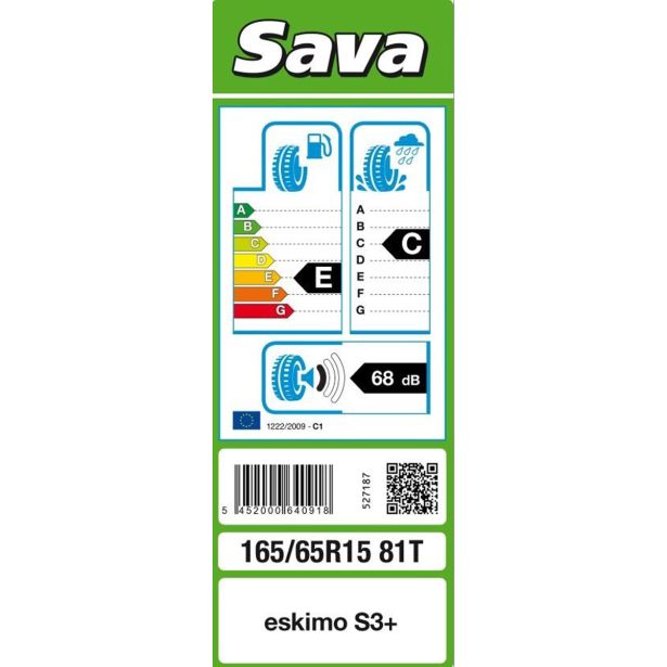 ZIMSKA GUMA SAVA 165/65R15 81T ESKIMO S3+