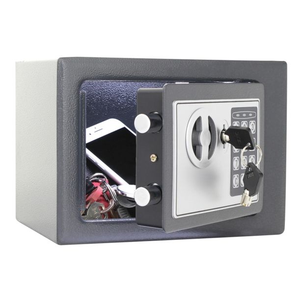 POHIŠTVENI TREZOR ROTTNER 170X230X170 MM TIPKOVNICA SIV ANTRACIT HOME STAR 1