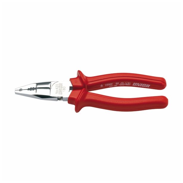 KOMBINIRANE KLEŠČE UNIOR 180 MM KROMIRANE ART. 420VDE