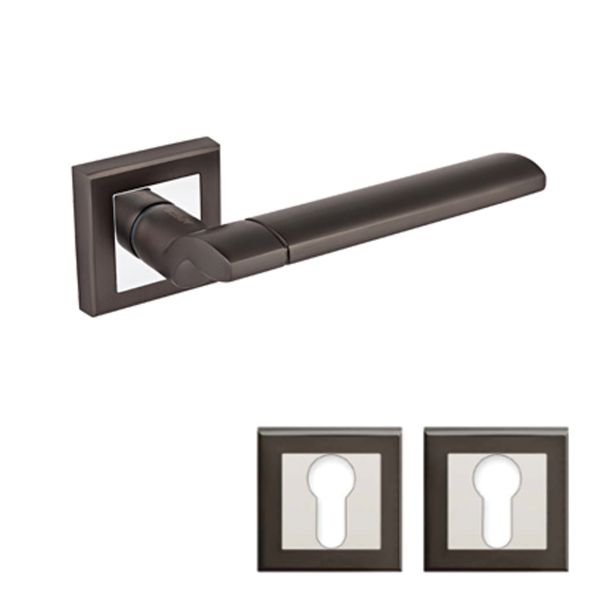 ALU KLJUKA ZA VRATA APECS 18092-A-GRF CILINDER