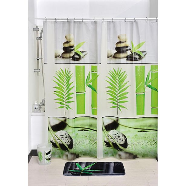 TENDANCE ZAVESA ZA KAD JUNGLE 180 X 180 CM