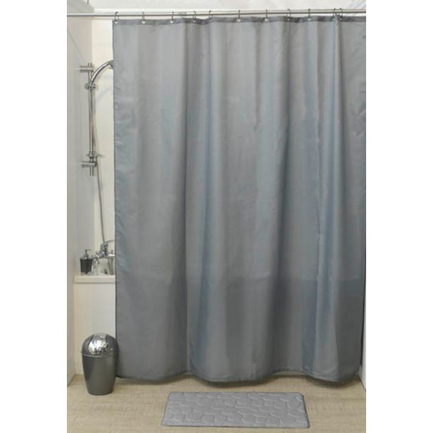TENDANCE ZAVESA ZA KAD 180 X 200 CM, SIVA