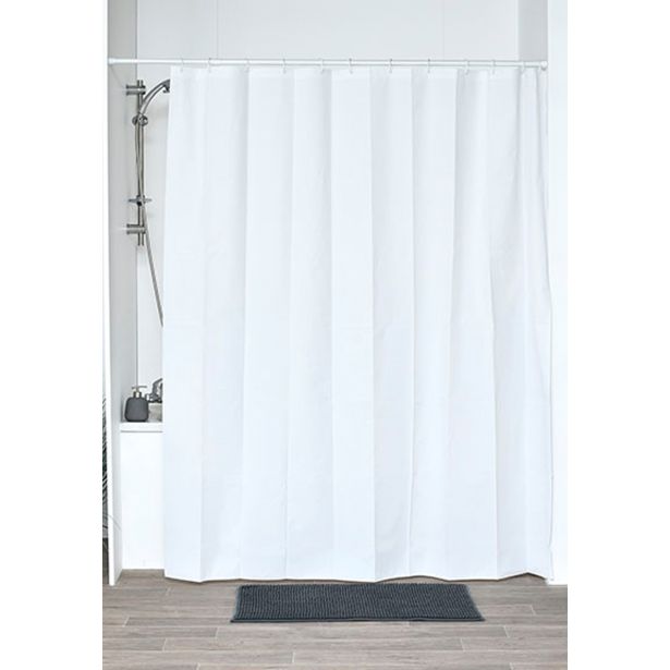 TENDANCE ZAVESA ZA KAD 180 X 200 CM, BELA