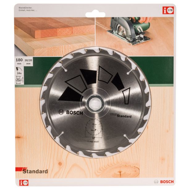 LIST ŽAGE ZA LES WIDIA BOSCH 180X30X2.2 ZOB 24