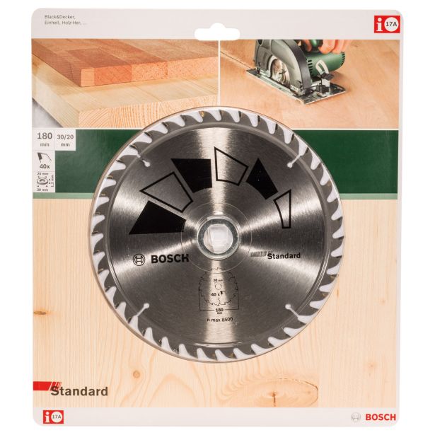 LIST ŽAGE ZA LES WIDIA BOSCH 180X30X2.2 ZOB 40