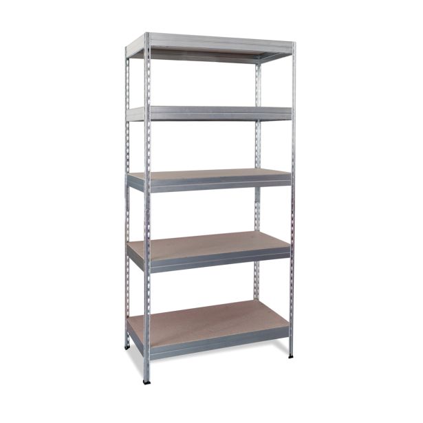 REGAL AR SHELVING 180X90X40 CM, 5 POLIC 175 KG/POLICO, GALVA