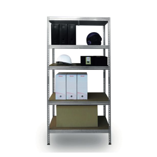 REGAL AR SHELVING 180X90X40 CM, 5 POLIC 175 KG/POLICO, GALVA