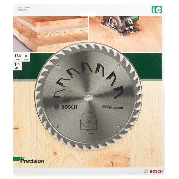 LIST ŽAGE ZA LES WIDIA BOSCH 184X20X2.5 ZOB 40