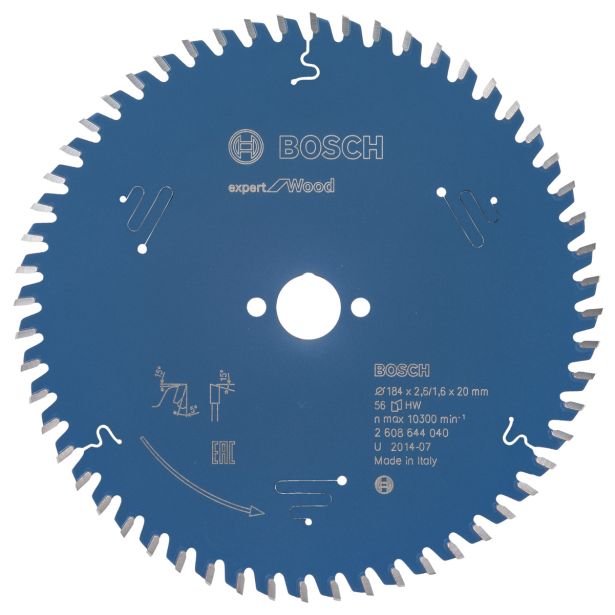 LIST ŽAGE ZA LES WIDIA BOSCH 184X20X2.6 ZOB 56