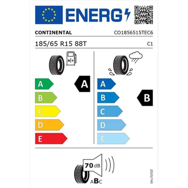 LETNA GUMA CONTINENTAL 185/65R15 88T ECOCONTACT 6
