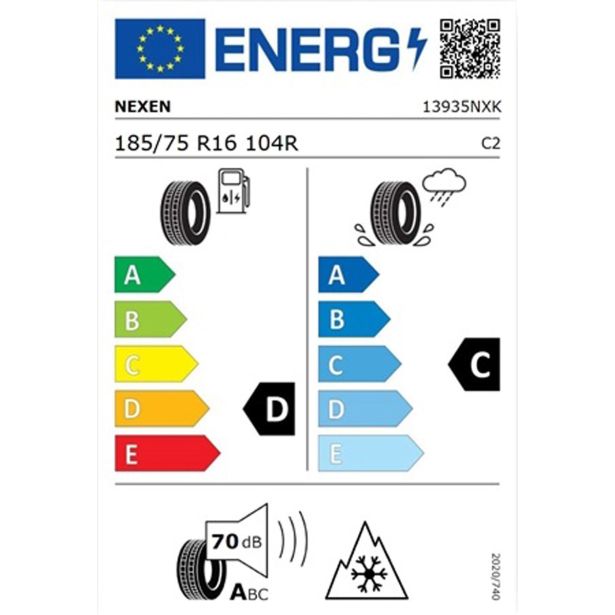 ZIMSKA GUMA NEXEN 185/75R16C 104R WINGUARD WT1 DOTXX22
