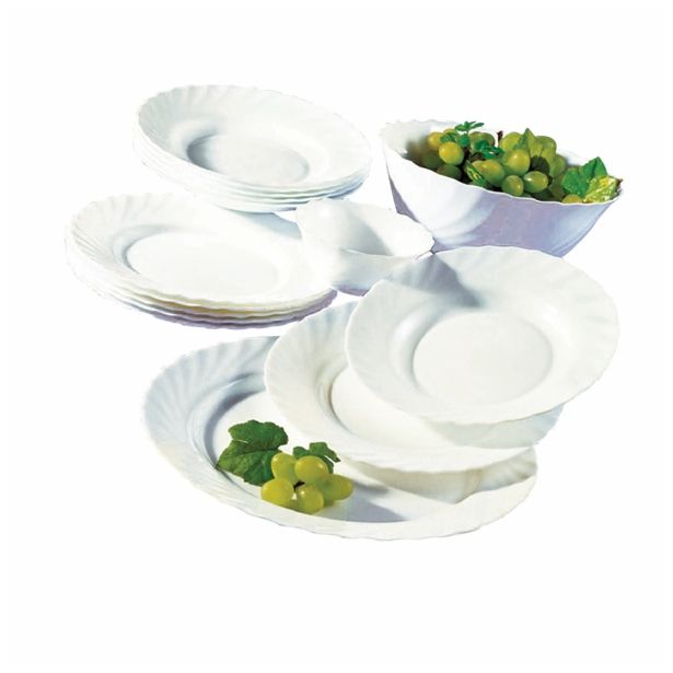 GARNITURA KROŽNIKOV LUMINARC 19 DELNA TRIANON