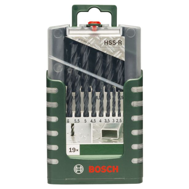 GRT. SVEDROV ZA KOVINO BOSCH 19-DELNI KOMPLET SVEDROV 1-10 MM HSS-R