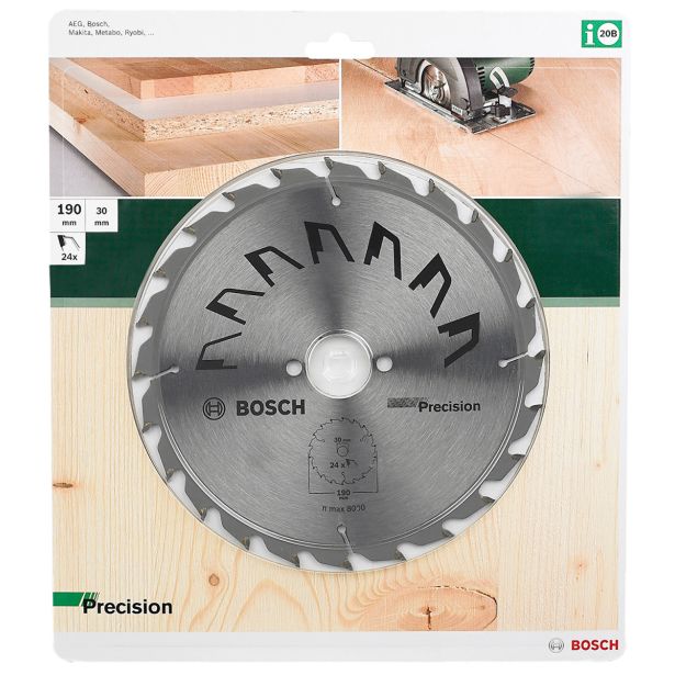 LIST ŽAGE ZA LES WIDIA BOSCH 190X30X2.5 ZOB 24