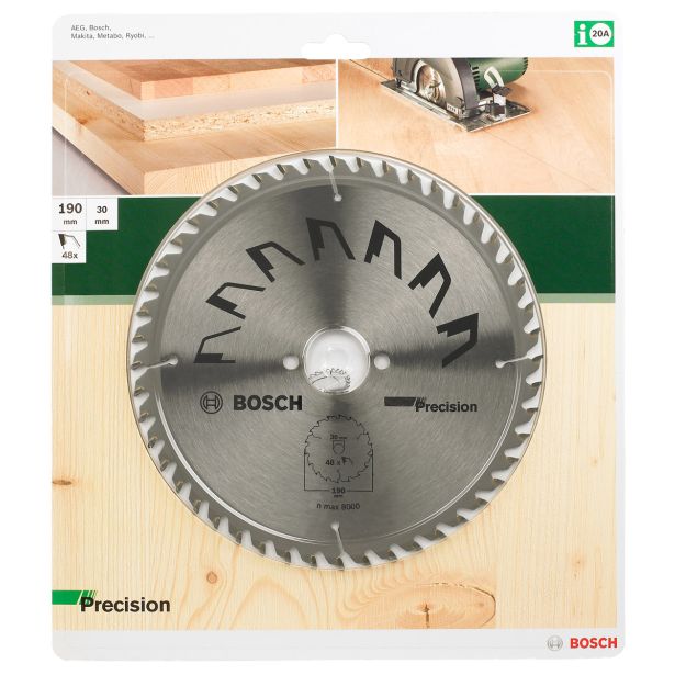 LIST ŽAGE ZA LES WIDIA BOSCH 190X30X2.5 ZOB 48