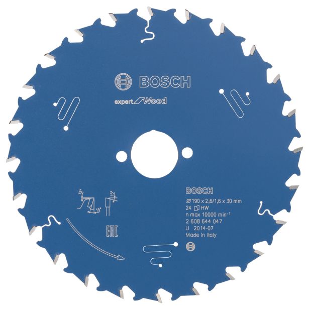 LIST ŽAGE ZA LES WIDIA BOSCH 190X30X2.6 ZOB 24