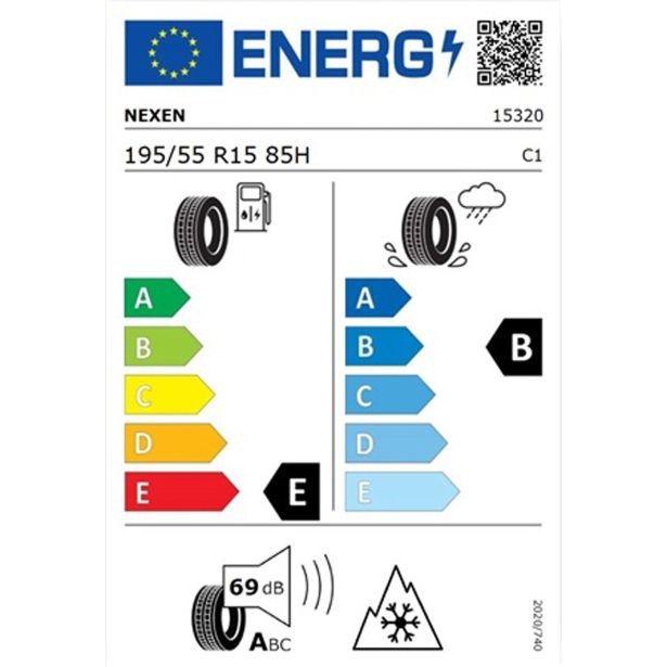 CELOLETNA GUMA NEXEN 195/55R15 85H N'BLUE 4 SEASON