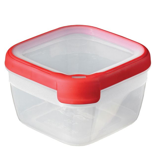 POSODA ZA SHRANJEVANJE CURVER 1.2 L 15X15X9.3 CM RDEČA