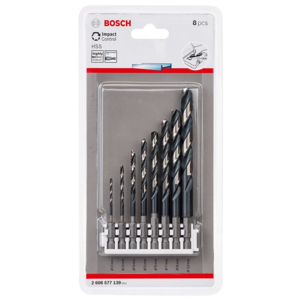 GRT. SVEDROV ZA KOVINO BOSCH 2-10 MM 8-DELNI KOMPLET SVEDROV