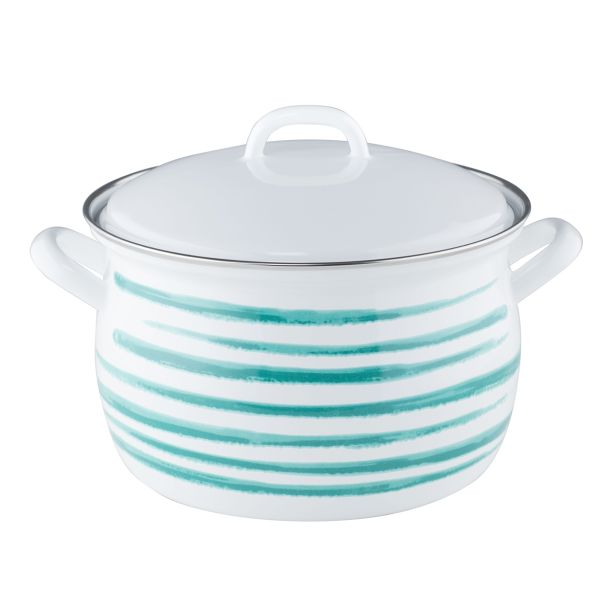 LONEC / KOZICA RIESS LONEC 3.5 L 20 CM S POKROVOM ZELENI PLAMEN