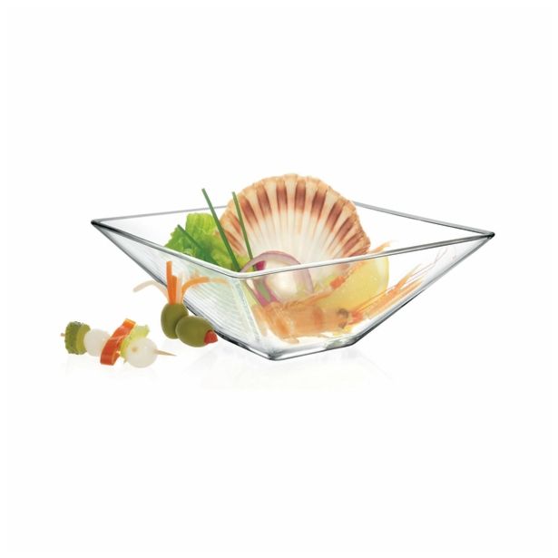 SERVIRNA SKLEDA DOMESTIC 20 CM MODI STEKLENA