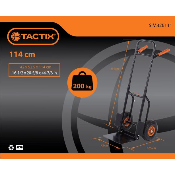 ZLOŽLJIV TELESKOPSKI ROČNI VOZIČEK TACTIX