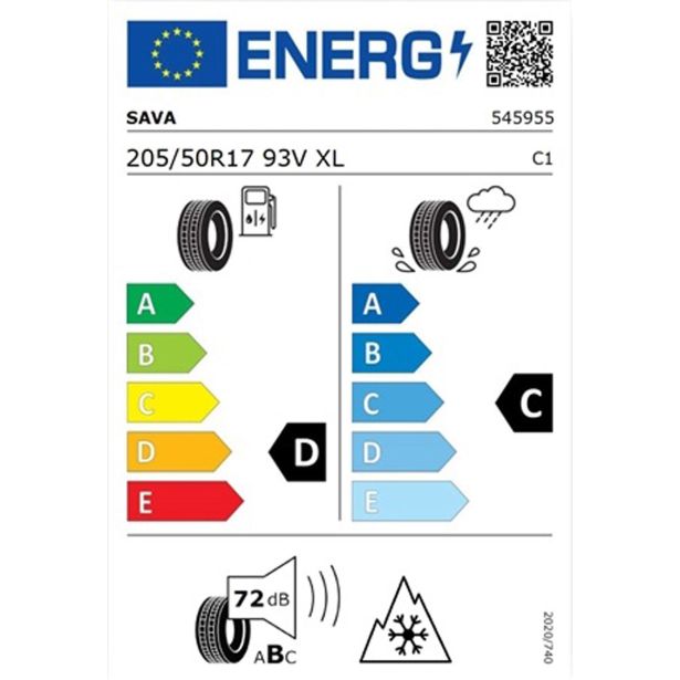 ZIMSKA GUMA SAVA 205/50R17 93V XL FR ESKIMO HP2