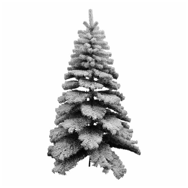 NOVOLETNA JELKA GLOSSTYLE 210 CM ZASNEŽENA