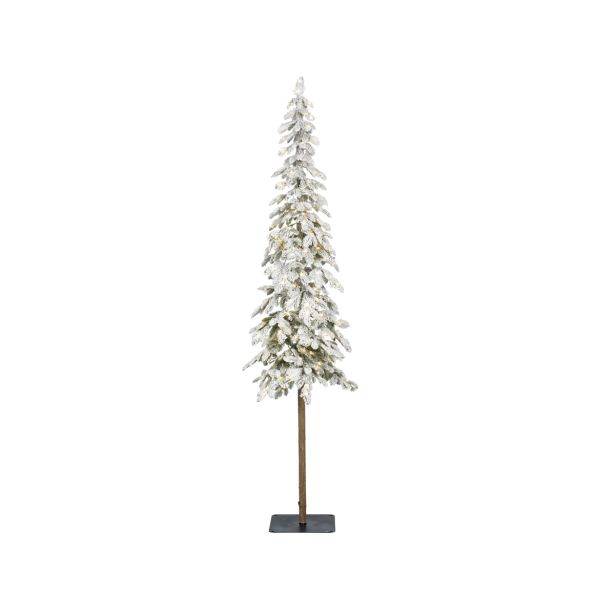 JELKA 210CM ZASNEŽENA MICRO LED ALPINE TREE