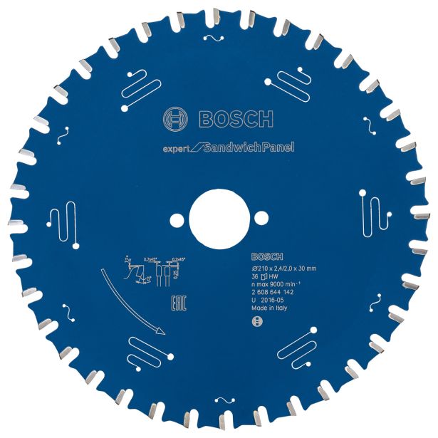 LIST ŽAGE ZA LES WIDIA BOSCH 210X30X2.4 ZOB 36