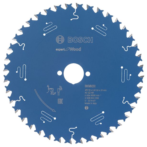 LIST ŽAGE ZA LES WIDIA BOSCH 210X30X2.4 ZOB 40