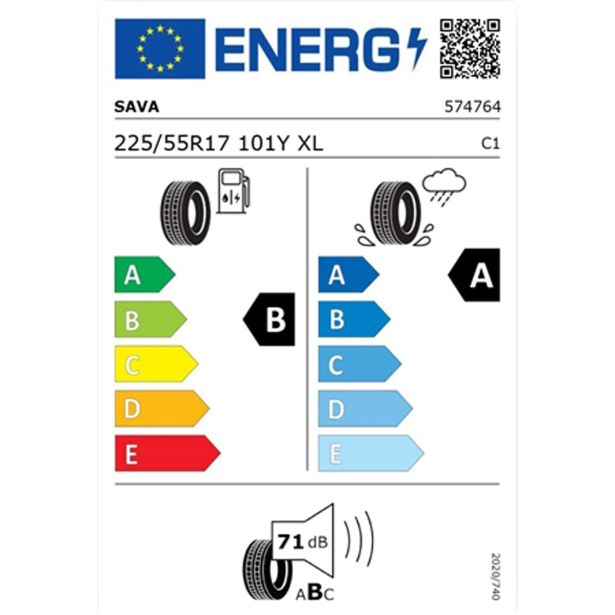 LETNA GUMA SAVA 225/55R17 101Y XL FR INTENSA UHP 2
