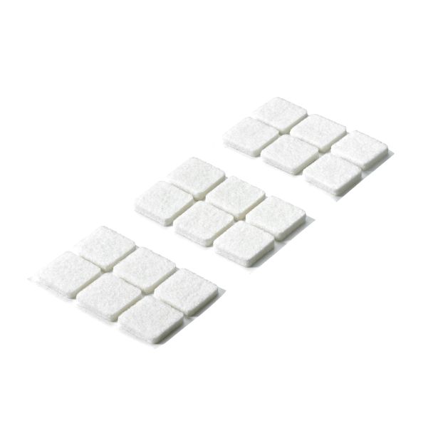 DRSNIK HETTICH DIY,SAMOLEPLJIV 22X22X4,5 MM, BEL, V ZAVOJU JE 18 KOS