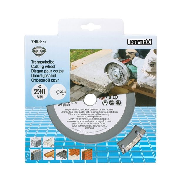 DIAMANTNA REZALNA PLOŠČA EINHELL 230X22 MM PLOŠČICE, TRAVERTIN, BET.