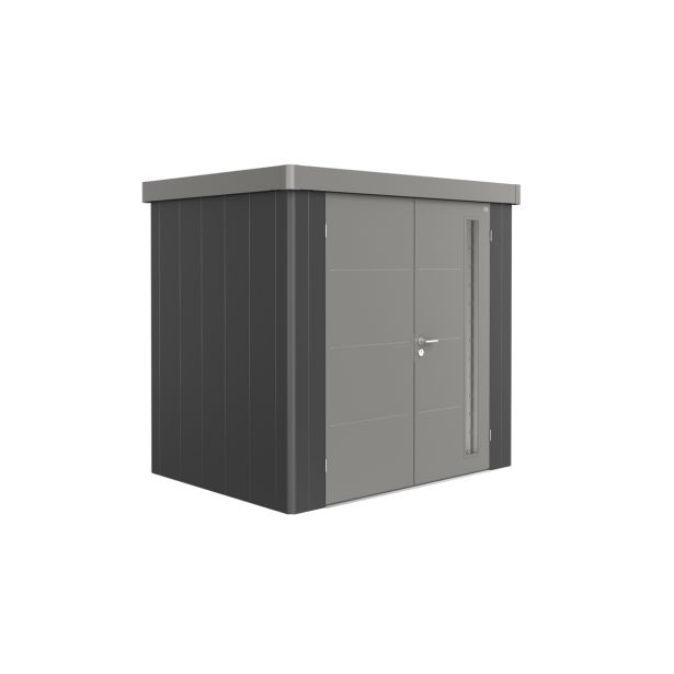 KOVINSKA VRTNA HIŠKA BIOHORT 236X180X222 CM NEO 1B DVOJNA VRATA