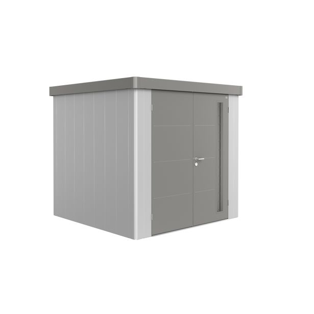 KOVINSKA VRTNA HIŠKA BIOHORT 236X236X222 CM NEO 2B DVOJNA VRATA