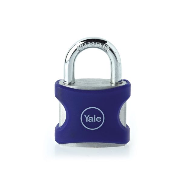 CILINDRIČNA OBEŠANKA YALE 25 MM MODRA ESSENTIAL ALU ZAV=1 KOS