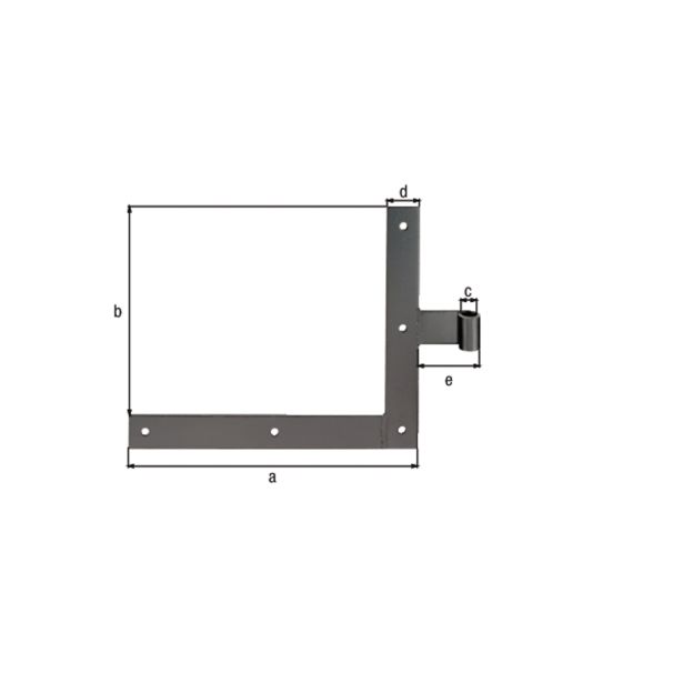 DOLGA SPONA ALBERTS 250X300 MM KOTNA ZA POLKNA