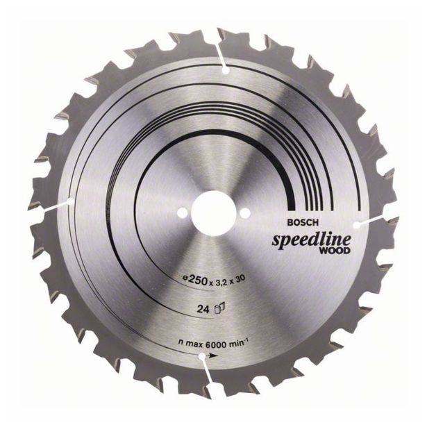 LIST ŽAGE ZA LES WIDIA BOSCH 250X3.2/2.2X30 ZOB 24