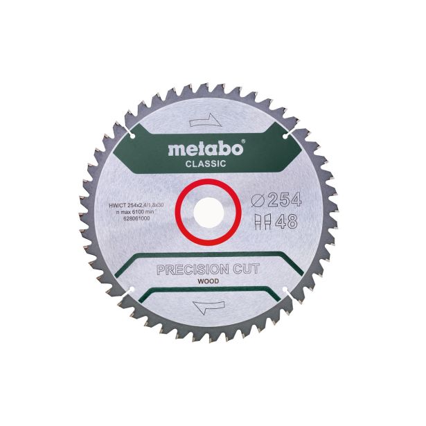 LIST ŽAGE ZA LES WIDIA METABO 254X2.4X30 MM 48 ZOB WZ