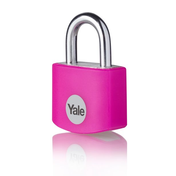 CILINDRIČNA OBEŠANKA 25 MM, ALU-ROZA, YALE STANDARD S3 KLJUČI