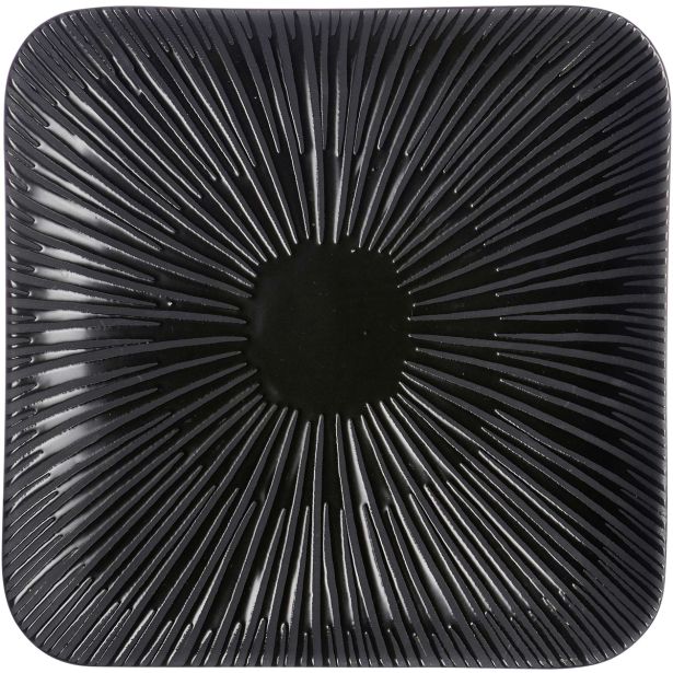 PLITVI KROŽNIK RITZENHOFF & BREKER 26X26 CM SAPORO ČRN