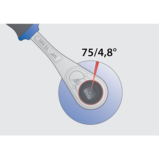 DVOSMERNA RAGLJA 9,52MM UNIOR 260 MM PREGIBNA ART. 238 1/1FBI