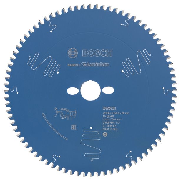 LIST ŽAGE ZA KOVINO BOSCH 260X30X2.8 ZOB 80
