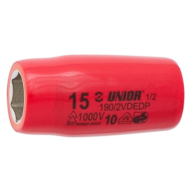 IZOLIRAN 6-KOTNI NASADNI KLJUČ 1/2" UNIOR 27 MM ART. 190/2VDEDP (617804)