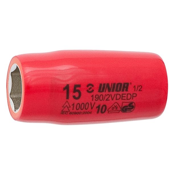 IZOLIRAN 6-KOTNI NASADNI KLJUČ 1/2" UNIOR 28 MM ART. 190/2VDEDP (621601)